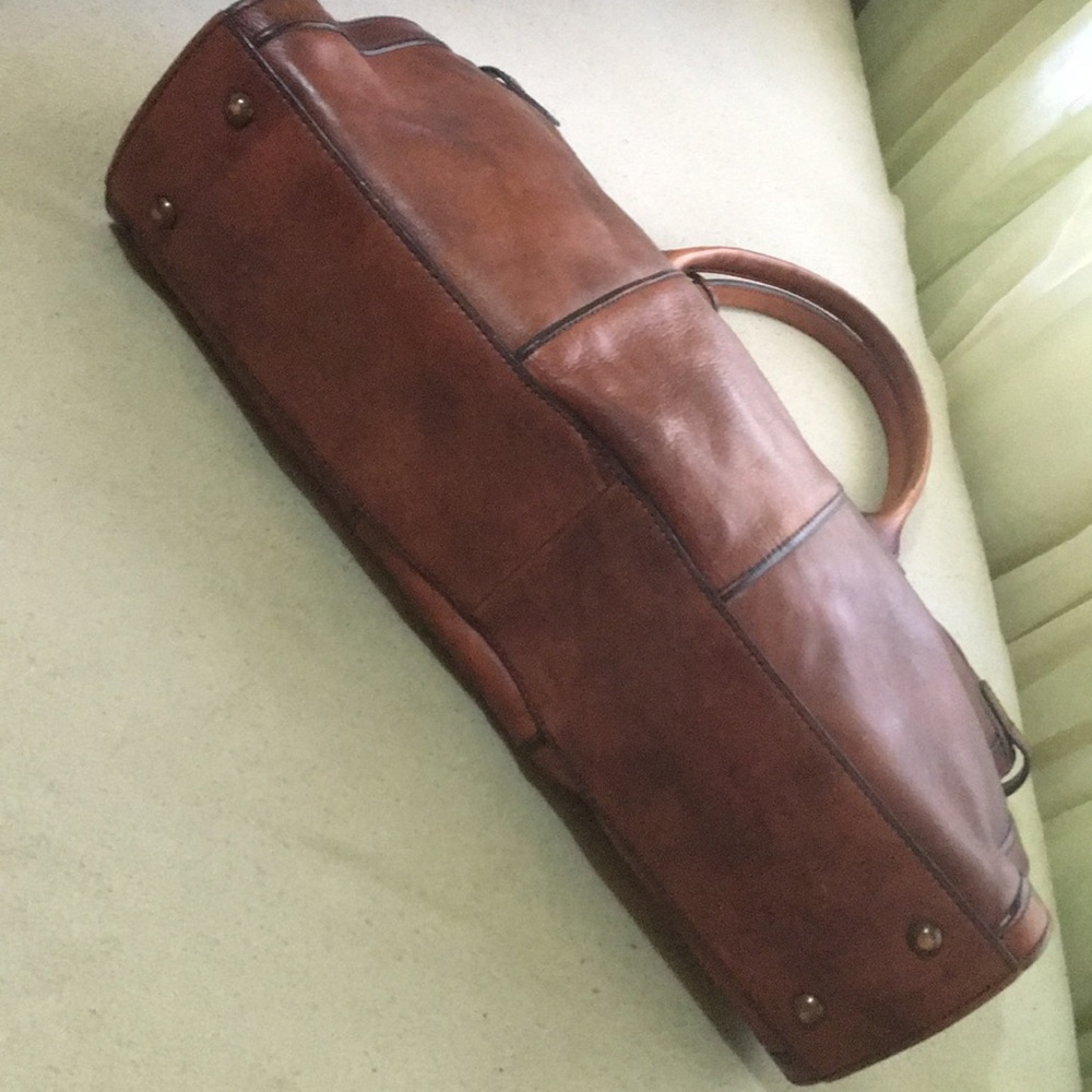 FOSSIL Vintage Reissue (VRI) Russet Weekender - Picture 4 of 8